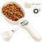 O³ Paletta pesa crocchette per Cani, 1 Bilancino elettronico per Cani e Gatti, Cucchiaio dosatore Digitale – Preciso e Pratico – Display LED – Fino 800gr