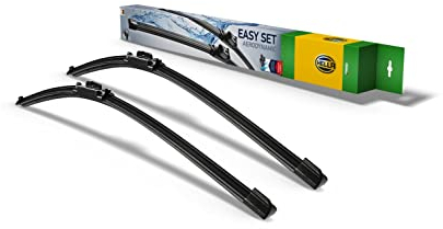 HELLA Easy Set OE Scheibenwischer - SetOE6555 - Flachblatt-Wischer - für Linkslenker - 650/550mm - 26/22 - vorne - Menge: 2 - 9XW 358 164-141