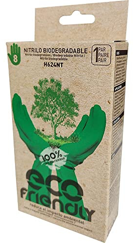 GUANTE DE TRABAJO NITRILO BIODEGRADABLE TALLA 7 JUBA