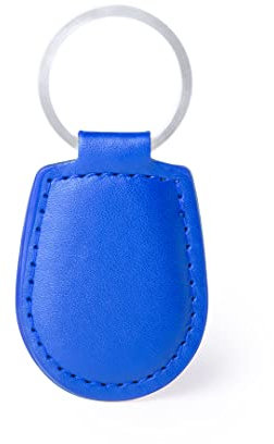 Generico Porte-clés en cuir de voiture élégant luxe pour homme, voiture, clé, anneau de voiture, bleu, Taille Unique