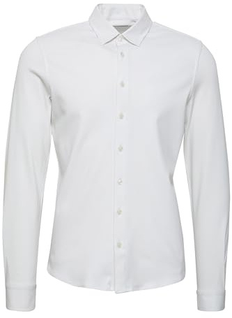 CASUAL FRIDAY - CFArthur LS BU Jersey Shirt - Shirt - 20504841, Größe:XL, Farbe:Bright White (110601)