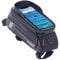 RAVE Oberrohrtasche, Handytasche Topcase, Fahrradtasche, Rahmentasche ca. 1 Liter, Schwarz | Handytasche Fahrrad, Fahrradtasche Handy, Handytasche Fahrradlenker, Fahrrad Handytasche Lenker