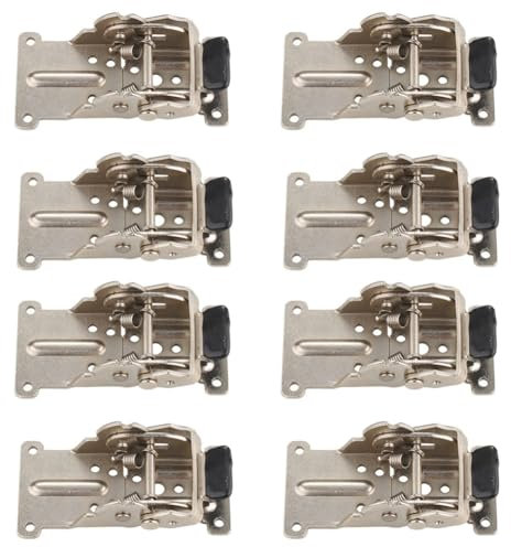 Spactz 8 PCS 0-90-180 Degrés Autobloquant Charnière Pliante Pieds de Table Pliante Table Table Table pour Meubles Charnière