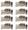 Spactz 8 PCS 0-90-180 Degrés Autobloquant Charnière Pliante Pieds de Table Pliante Table Table Table pour Meubles Charnière