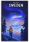 FYRN Vintage-Poster Discover Sweden, Retro-Stil, ästhetisch, Raumdekoration, Bürodekoration, 30 x 45 cm, ungerahmt