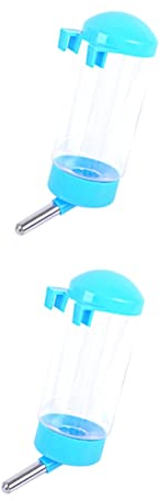 Amosfun 2pcs Rabbit Water Bottle Holder Hamster Water Bottle Dispenser Dog Stand Pet Hanging