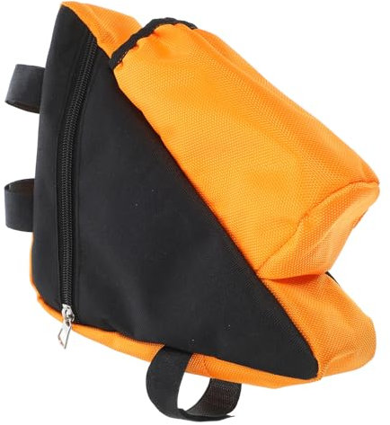 BESPORTBLE Fahrradrahmentasche Fahrrad-Fronttasche Fahrrad-Rahmentasche Wasserfeste Fahrradtasche Fahrrad-Fronttasche Fahrrad-Handytasche Orange Fahrradvordertasche