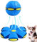 Wonjean Haustier Spielzeug Frisbee Ball,Fliegender Ball für Hunde,Fliegend Untertasse Ball Spielzeug für Hunde,Fliegender Ball,Frisbee Kinder Pet Toy Frisbee Ball Hund Für Hundetraining,Werfen,Fangen
