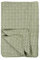 IB Laursen Quilt grün m/kleinen naturfarbigen Karos B: 130 L: 180