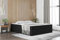 Fun Möbel Boxspringbett Dachschräge Bett PRIMA Stoff Soro (Schwarz, 160x200 cm)