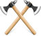 Freelander 2PCS Beil Axt Set, Handgeschmiedet Outdoor Survival Axt Holz Spalten Holzgriff, Spaltaxt für Holz Prof mit Hammer Survival Beil Outdoor Bushcraft Camping Beil Geschenk für Männer