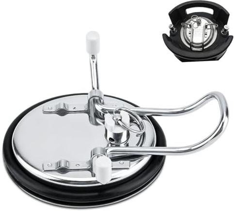 Keg Lid, Stainless Steel Beer Lid Continuous Carbonation Keg Lid Corny Keg Lid with Liquid Post Kohlensäure Fassdeckel Cornelius Style Homebrew Bierfass Carbonized Cover for Homebrew Beer Kegging