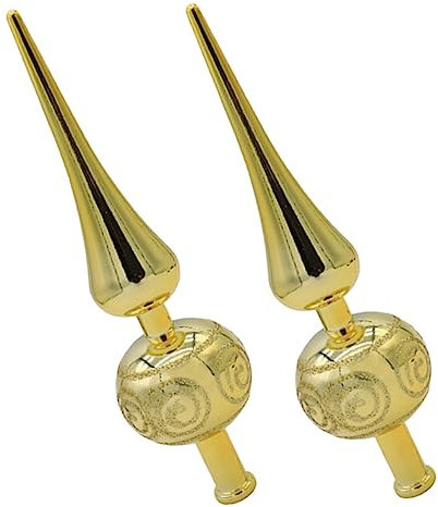 Weihnachten Event Baumspitze Stern Kunststoff Gold Dekorativ