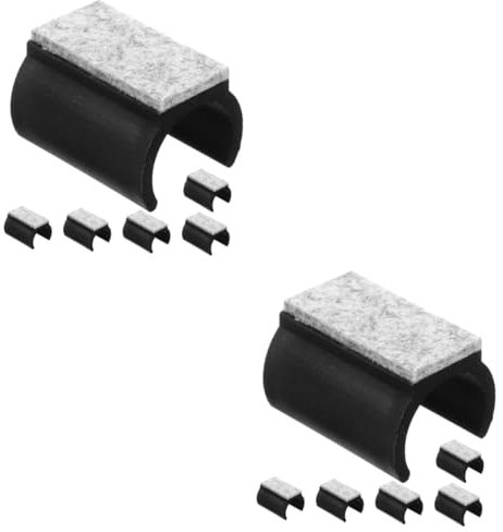 Homoyoyo 2 Ensembles Chaise À Bascule Avec Repose-pieds Fauteuil Siège De Voiture Chaise Ergonomique Protecteur Housses Cabriolet Booster Curseurs Prévenir Bras Feutre 6 Pièces * 2