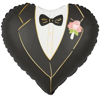 Party Austria Folienballon Hochzeitssballon Brautpaar Braut Bräutigam Mr Mrs Hochzeit Ballon (Herz Bräutigam)