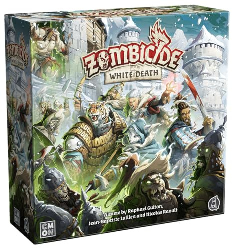 CMON Zombicide: White Death, kooperatives Brettspiel, ab 14 Jahren, 1 bis 6 Spieler, 60 Minuten pro Spiel, Spanisch