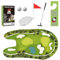Mini Golf Games Set for Toilet,Funny golf toilet Chipping Game,Putting Mat Bathroom Golfer,Potty Humour Joke - Hilarious Golfers Prank Joke Idea for Husband Dad Son Boyfriend Him