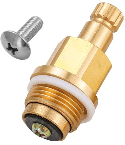 PK1100 Stem Assy, Premium Brass Globe Valve Faucet Stem Compatible with Arrowhead Hose Bibs, Boiler Drains & Sill Faucets