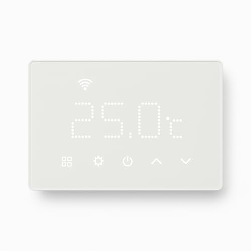 Elektronova termostato da incasso modulo programmabile 3 posti 240V display touch retroilluminato colore bianco compatibile su supporti 503