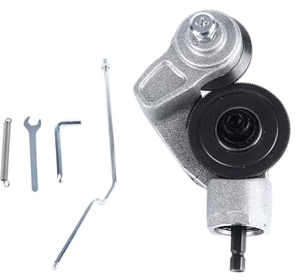 Electric Drill Refitting Plate Shears Attachment, Power Drill to Sheet Cutter Adapter Tool Kit, Ti Steel Plate Shears for Thin Iron Sheets, with Hex Wrench and Fixed Spring