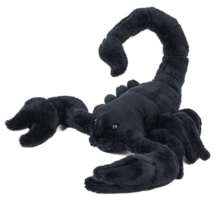 Teddys Rothenburg Kuscheltier Skorpion schwarz 26 cm Plüschskorpion Stofftier Stoffskorpion