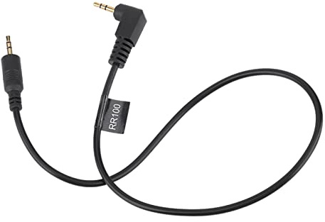 Generic Flash Otturatore RR100, Interfaccia Placcata Oro da 2,5 Mm, Filo Dritto da 40 Cm per il Rilascio dell'Otturatore Remoto, Misuratore di Intervallo di Sincronizzazione Flash