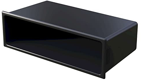 Audioproject A184 - Autoradio Universal Ablagefach 1 DIN Radio Ausschnitt Radioblende kompatibel für VW Golf VW Passat 3BG VW Polo VW Lupo Volvo Skoda Seat FIAT Mazda Ford Audi Mercedes ISO