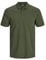 Jack & Jones Men's Jjebasic Noos Polo Shirt, Green (Olive Night Detail: Slim Fit), S UK