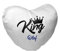 Eurofoto Herz-Kissen mit Namen Olaf und King-Motiv für Männer | Valentinstagsgeschenk | Kuschelkissen | Schmusekissen