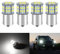 Defvnsy - Lot de 4-6500K Blanc 1156 BA15S Highlight Lamps 1141 1003 1073 7506 Ampoules LED 3014 54-SMD pour feux de recul de voiture 12V-24V, clignotants, feu de stationnement