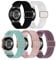 GBPOOT 5 Packs 22mm Nylon Cinturino intrecciato elastico Loop Compatibile con Samsung Galaxy Watch 3(45mm/44mm)/Watch 46mm/Gear S3 Classic/Frontier/Huawei GT2,Ricambio Elastica Band,22mm