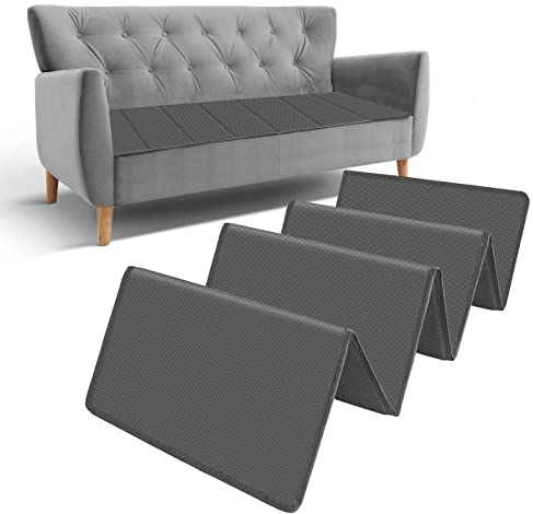 VERONLY Sofa-Unterstützung für schlaffe Kissen, 43,2 x 167,6 cm, Sofa-Schoner, Stützbrett für durchhängende Sitze, Grau, Oxford-Gewebe