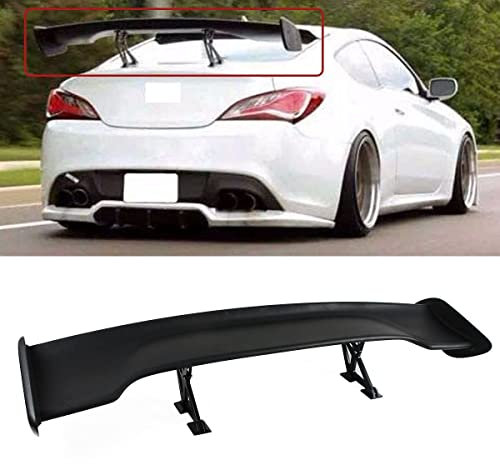 Auto Heckspoiler Spoiler für Ford Mustang Mondeo MK3 MK4 MK5,HeckflüGel Heckspoiler für Sedan Kofferraum Flügel Lippe Spoiler,A/Matteblack
