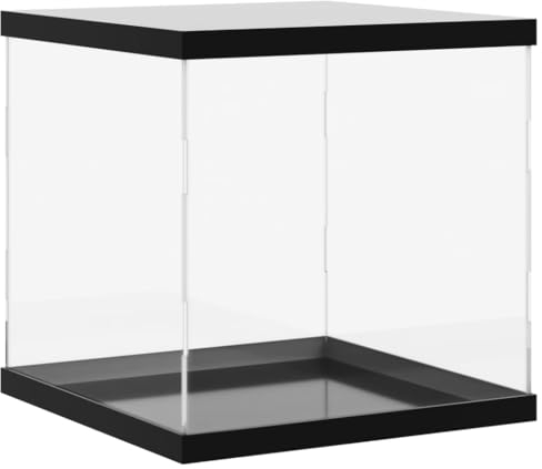 vidaXL Vitrine, Schaukasten Staubschutz, Sammlervitrine für Sammlerstücke Spielzeug Figuren, Ausstellungsbox Acrylbox, Transparent Acryl