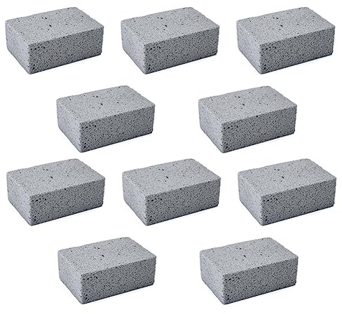 ISTOVO 10 Reinigungsziegel Grillpinsel Herdbürste Entfetten Rost Reinigungwerkzeug für Küchenzeile