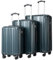 COOLIFE Koffer Set, Reisekoffer Set 3 Teilig Hartschalenkoffer (20/24/28) Reisekoffer mit TSA-Schloss und 4 Rollen, Blaugrün, Set（M/L/XL）