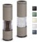 TLYSXPRO Salt and Pepper Grinder Set with Adjustable Coarseness | Manual Pepper Mill Grinder with Refillable Design | Ceramic Core | Kitchen Essential (2 Packs, Greige)
