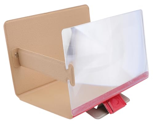 LABRIMP Handy Bildschirmlupe Mit Faltbarem Halter Universeller 3D-Film-videoverstärker Für Smartphone-displays Bildschirmverstärker Mit Hochauflösender Sicht