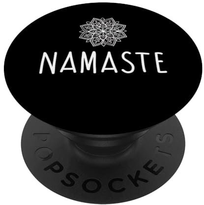 Mandala Namaste Design Meditation Buddhismus Buddha Yoga PopSockets Klebender PopGrip