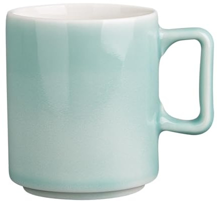 Olympia Fondant Cup 230ml Porcelain Pack of 6, Mint | Rolled rim resists chipping while 8oz capacity and thermal shock protection ensure long-lasting commercial beverage service.