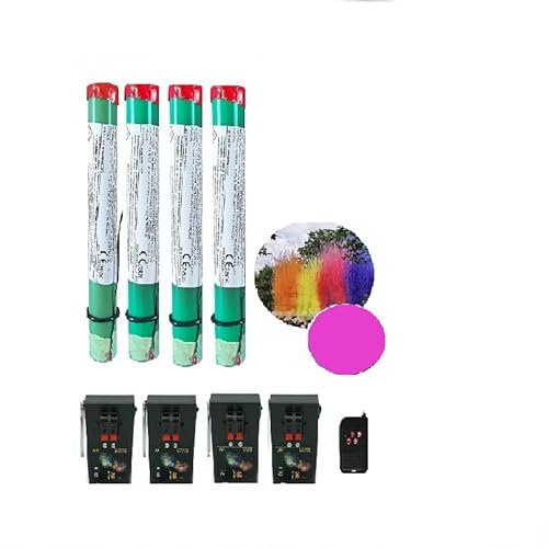 Pack Fumigènes Diurnes® Maxi - Gender Reveal Girl - Fumée Rose Intense pour Baby Shower et Révélation de Genre - Effet Spectaculaire - Catégorie F1 (Rose)