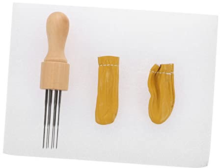 DIYEAH Nadelfilzwerkzeug Mit Holzgriff Für DIY Filzen Inklusive Austauschbarer Filznadeln Und Wollfilzmaterial Für Anfänger Und Fortgeschrittene