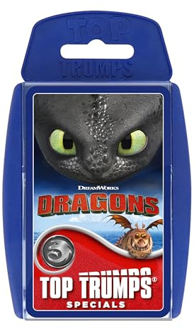 Top Trumps Lernspiel Drachenzähmen leicht gemacht – Spielen Sie mit Schluckauf und Ohnezahn – Reisebegleiter ist ein Geschenk für Kinder ab 6 Jahren