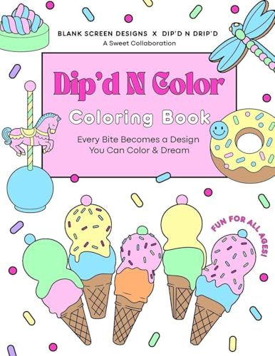 Dip'd N Color Coloring Book