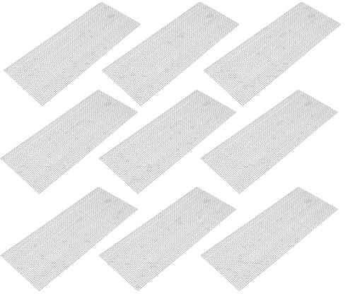 VILLCASE 10pcs Stainless Steel Aquarium Plant Net for Fixing Moss and Aquatic Plants Anti-rust Water Grass Mesh Pad Suitable for Fish Tank Decoration