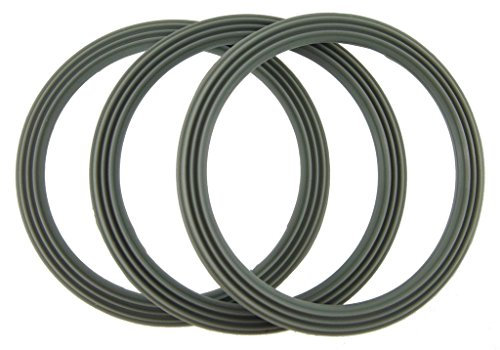 Ufixt® Kenwood FP543, FP580, FP581, FP582, FP586 and FP591 Liquidiser Sealing Base Ring - Ridged (Pack of 3)