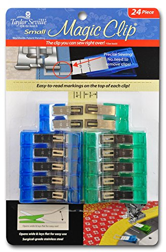 Taylor Seville Originals - Taylor Seville Originals Rostfrei Stahl & Plastik (Klein) Nähen Magic Clip - 24 Stücke