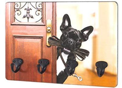 HAKU Schlüsselbrett Schlüsselboard keyorganizer key holder Motiv schwarz MDF - Maße: B 30 x H 21 x T 5 cm Style: Modern