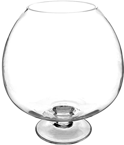 Atmosphera - Coupe Boule sur Pied - Verre - H32 cm