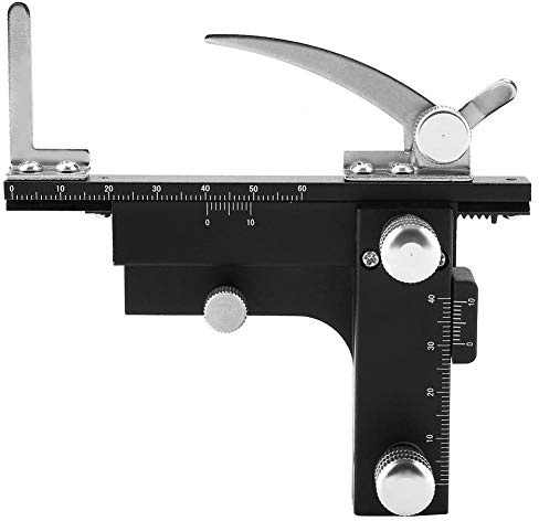 Pied à Coulisse pour Microscope avec Échelle Mobile pour Microscope de Haute Précision pour Scène Mécanique